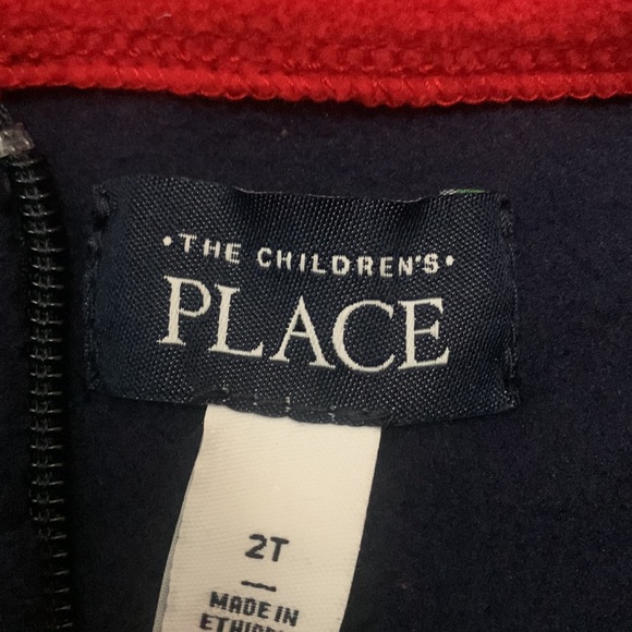 The Children’s Place Toddler Quarter Zip Pullover - Picture 2 of 4